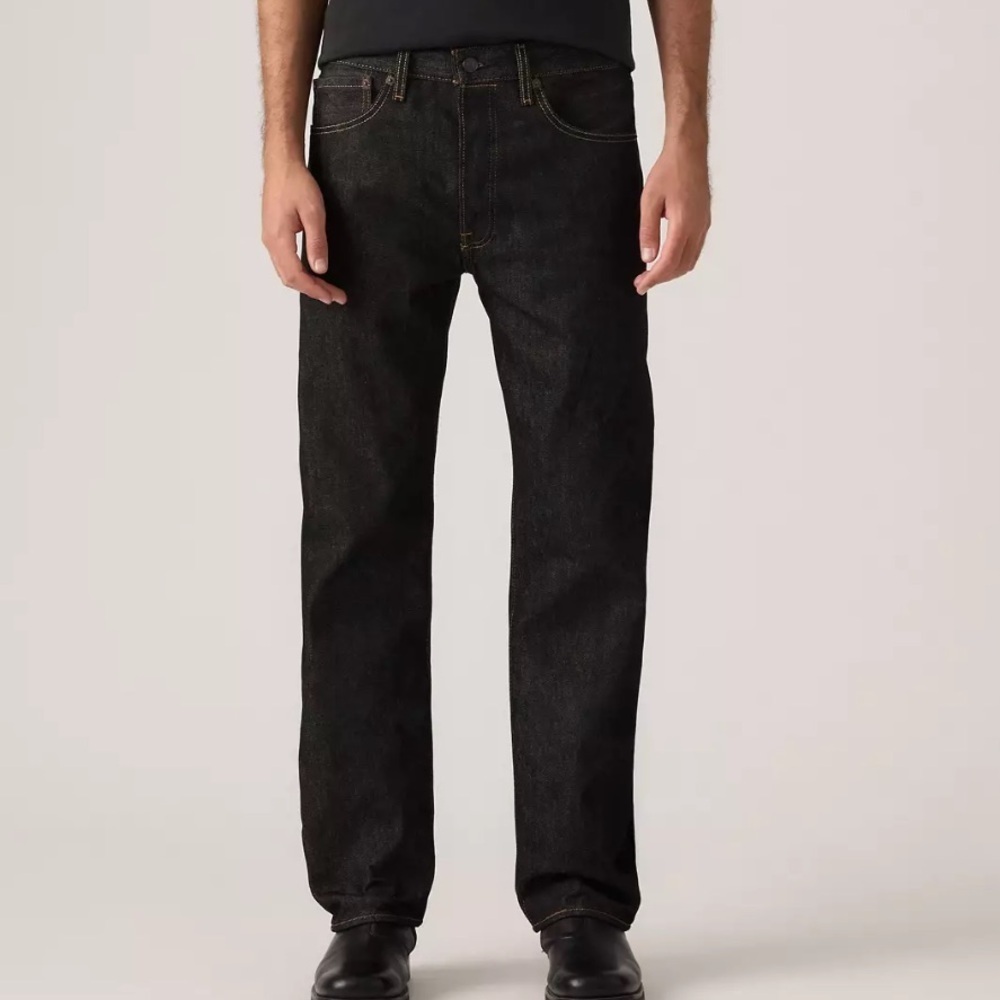 Levi's Men's 501 XX Original Shrink to Fit Button Fly Jeans in Black- Size 32x30